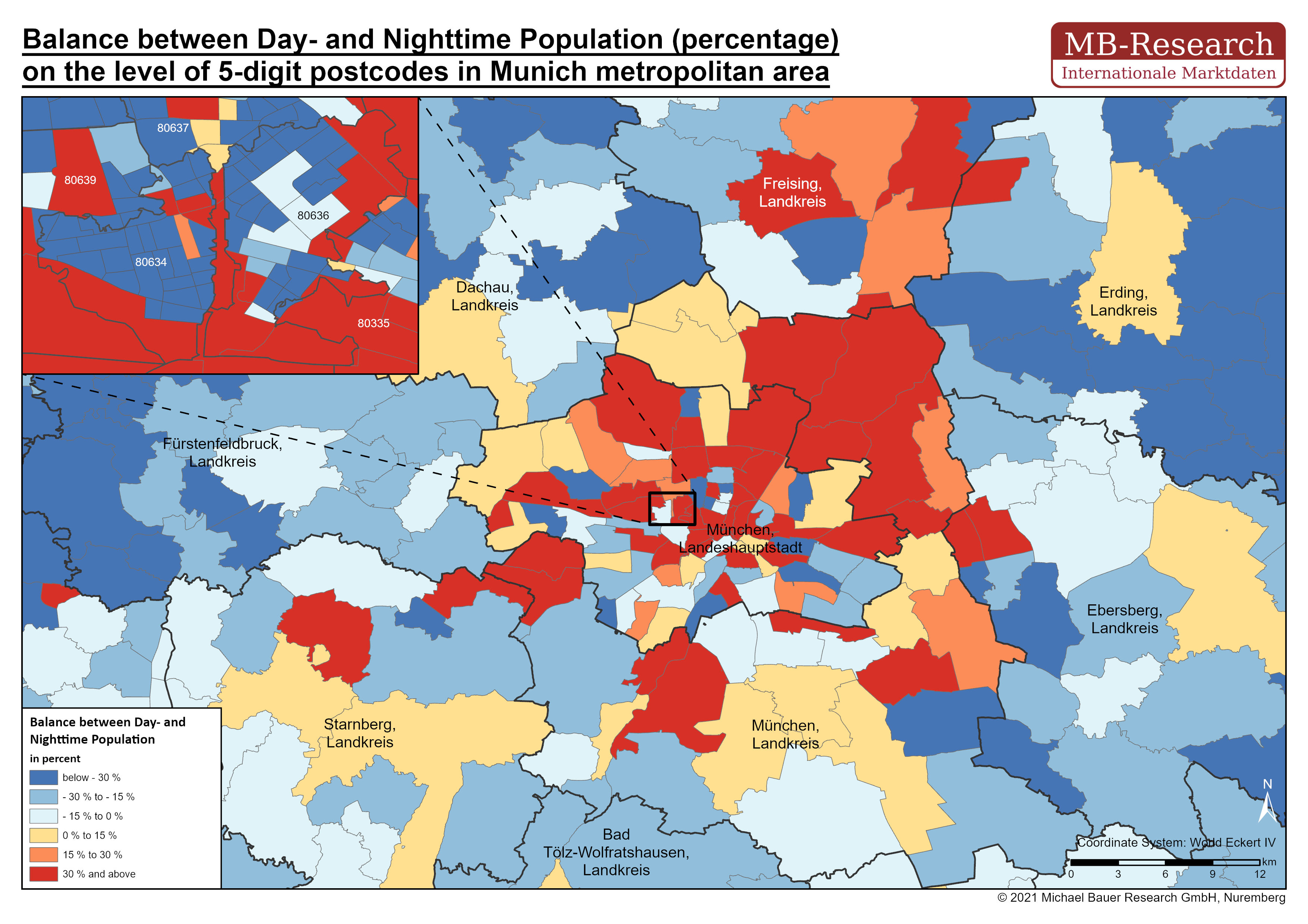 MB-Research Daytime Population in Munich metropolitan area